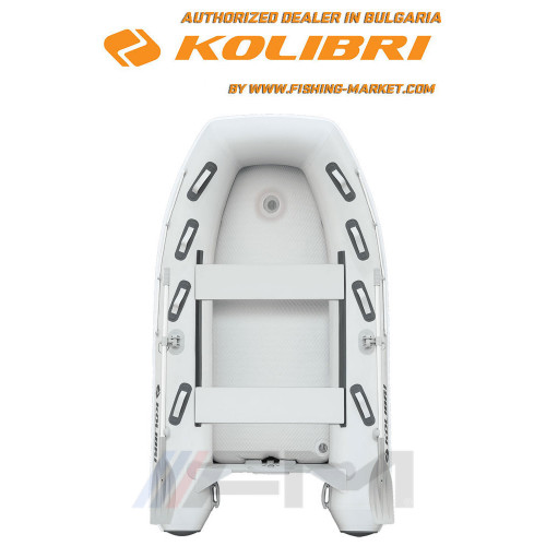 KOLIBRI - Надуваема моторна лодка с надуваем кил KM-300 DXL Explorer Airdeck - светло сива